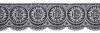 Picture of Filet Lace for altar cloths JHS symbol H. 10 cm (3,9 inch)