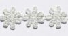 Immagine di Pizzo floreale Margherite fondo di macramè H. 1 cm