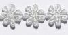 Immagine di Pizzo floreale Margherite fondo di macramè H. 1 cm