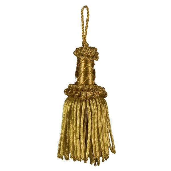 Picture of Bullion Tassel Gold cm 12 (4,7 inch) Metallic thread and Viscose for liturgical Vestments