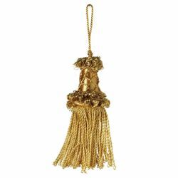 Picture of Twisted Tassel gold cm 8 (3,1 inch) Metallic thread and Viscose for liturgical Vestments