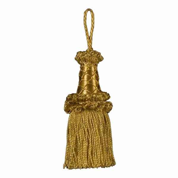 Picture of Twisted Tassel gold cm 10 (3,9 inch) Metallic thread and Viscose for liturgical Vestments