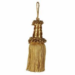 Picture of Twisted Tassel gold cm 12 (4,7 inch) Metallic thread and Viscose for liturgical Vestments