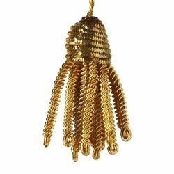 Picture of Bullion Tassel Gold cm 3 (1,2 inch) Metallic thread and Viscose for liturgical Vestments