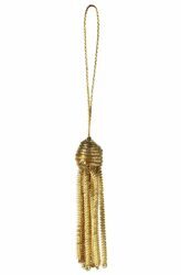 Picture of Bullion Tassel Gold cm 5 (2,0 inch) Metallic thread and Viscose for liturgical Vestments