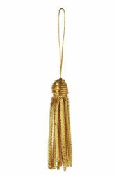 Picture of Bullion Tassel Gold cm 6 (2,4 inch) Metallic thread and Viscose for liturgical Vestments