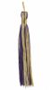 Immagine di Fiocchetto filo oro e argento L.12 cm acetato e viscosa