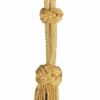 Imagen de Cordón de medalla o de cruz pastoral oro nudo tripolino nudo Salomón 1 pasante
