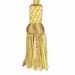 Picture of Cord Tassel gold Bullion Metallic thread and Viscose for pectoral Cross