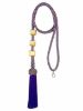 Picture of Tubular pectoral cross Cord Solomon knot 3 pass-through rings 