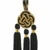 Picture of Pectoral cross Cord 3 tassels 3 pass-through rings 