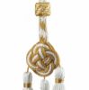 Picture of Pectoral cross Cord 3 tassels 3 pass-through rings 