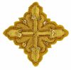 Imagen de Cruz bordada oro/color paillettes H. 5 cm
