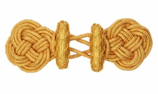 Picture of Cope Clasp Gold Acetate and Polyester for Cope Pluviale Surplice Cloak and liturgical Vestments