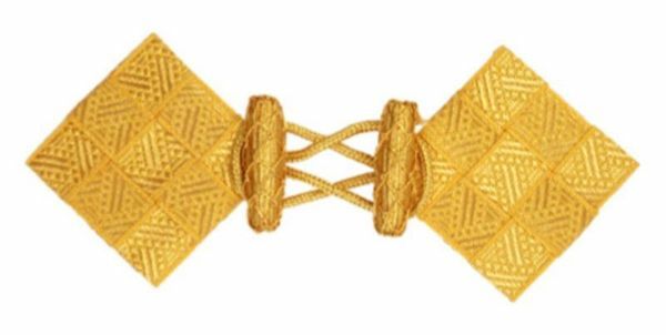 Picture of Square Cope Clasp Viscose and Polyester for Cope Pluviale Surplice Cloak and liturgical Vestments