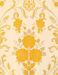 Picture of Floral Lampas (Lampasso) with Cross H. cm 160 (63 inch) Lurex Fabric White Yellow for liturgical Vestments