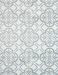 Picture of Lampas (Lampassetto) Daisy H. cm 160 (63 inch) Acetate Polyester Fabric Milk White Silver for liturgical Vestments