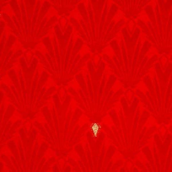 Picture of Silk blend Lampas fabric Palm Trees H. 63 inch