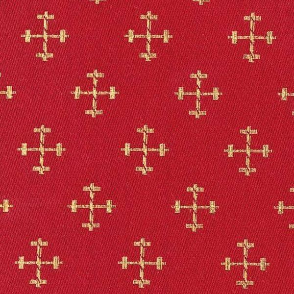 Imagen de Broderie Cruces pequeñas H. 160 cm tejido acetato y poliéster para vestimenta 