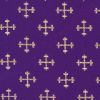Imagen de Broderie Cruces pequeñas H. 160 cm tejido acetato y poliéster para vestimenta 