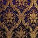 Picture of Royal Brocade Gold H. cm 160 (63 inch) Polyester Acetate Fabric Red Celestial Yellow Gold Violet Green Flag for liturgical Vestments