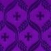 Picture of Damask Cross Olive Wheat H. cm 160 (63 inch) Acetate Fabric Red Celestial Olive Green Violet for liturgical Vestments