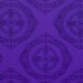 Picture of Damask Octagon H. cm 160 (63 inch) Acetate Fabric Red Olive Green Violet Ivory for liturgical Vestments
