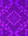 Picture of Filigree Damask Capital H. cm 160 (63 inch) Acetate Viscose Fabric Red Olive Green Violet Ivory for liturgical Vestments