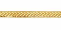 Picture of Galloon Isernia gold H. cm 1 (0,39 inch) Metallic thread Fabric Trim Orphrey Banding for liturgical Vestments 