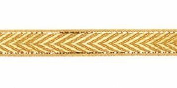 Imagen de Galón litúrgico oro Isernia H. 1,5 cm hilo metálico