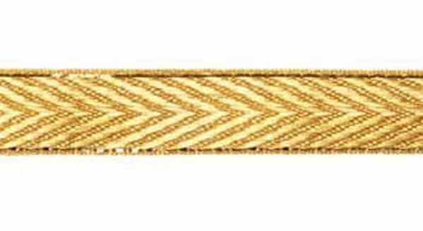 Picture of Galloon Isernia gold H. 2 cm (0,8 inch) metallic thread