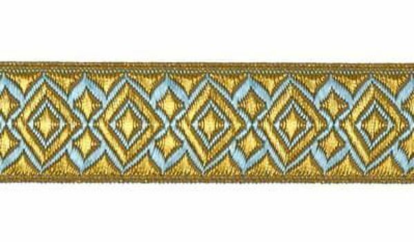 Picture of Gold Galloon geometric motif H. 3 cm (1,2 inch)
