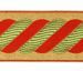 Imagen de Galón Hilo dorado Columna H. cm 9 (3,5 inch) Tejido Poliéster Acetato Rojo Avana Morado para Vestiduras litúrgicas