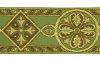Imagen de Galón Bizantino oro H. 9 cm para ornamentos litúrgicos