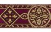 Imagen de Galón Bizantino oro H. 9 cm para ornamentos litúrgicos