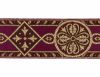 Imagen de Galón Bizantino oro H. 9 cm para ornamentos litúrgicos
