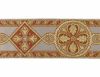 Imagen de Galón Bizantino oro H. 9 cm para ornamentos litúrgicos