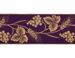 Picture of Galloon Golden Thread Eears of Corn and Grapes H. cm 9 (3,5 inch) Polyester and Acetate Fabric Red Avana Violet Beige Dark Green Trim Orphrey Banding for liturgical Vestments 
