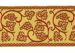 Picture of Galloon Golden Thread Grapes H. cm 9 (3,5 inch) Cotton blend Fabric Trim Orphrey Banding for liturgical Vestments 