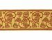 Picture of Galloon Golden Thread Grapes H. cm 9 (3,5 inch) Cotton blend Fabric Trim Orphrey Banding for liturgical Vestments 