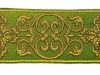 Immagine di Gallone dorato Croce Ortodossa Cornice H. 9 cm per paramenti
