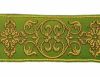 Immagine di Gallone dorato Croce Ortodossa Cornice H. 9 cm per paramenti