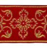 Immagine di Gallone dorato Croce Ortodossa Cornice H. 9 cm per paramenti
