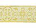 Picture of Galloon Golden Thread Cross H. cm 9 (3,5 inch) Polyester and Acetate Fabric Yellow White Yellow Red Crimson White Gold White Pink Antique Gold Trim Orphrey Banding for liturgical Vestments 