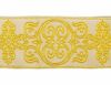 Immagine di Gallone dorato Croce Ortodossa Cornice H. 9 cm per paramenti