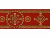 Imagen de Galón oro Palmeras H. 9 cm para ornamentos litúrgicos
