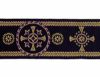 Imagen de Galón oro Palmeras H. 9 cm para ornamentos litúrgicos