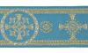Imagen de Galón oro Palmeras H. 9 cm para ornamentos litúrgicos