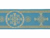 Imagen de Galón oro Palmeras H. 9 cm para ornamentos litúrgicos