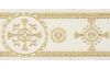Imagen de Galón oro Palmeras H. 9 cm para ornamentos litúrgicos